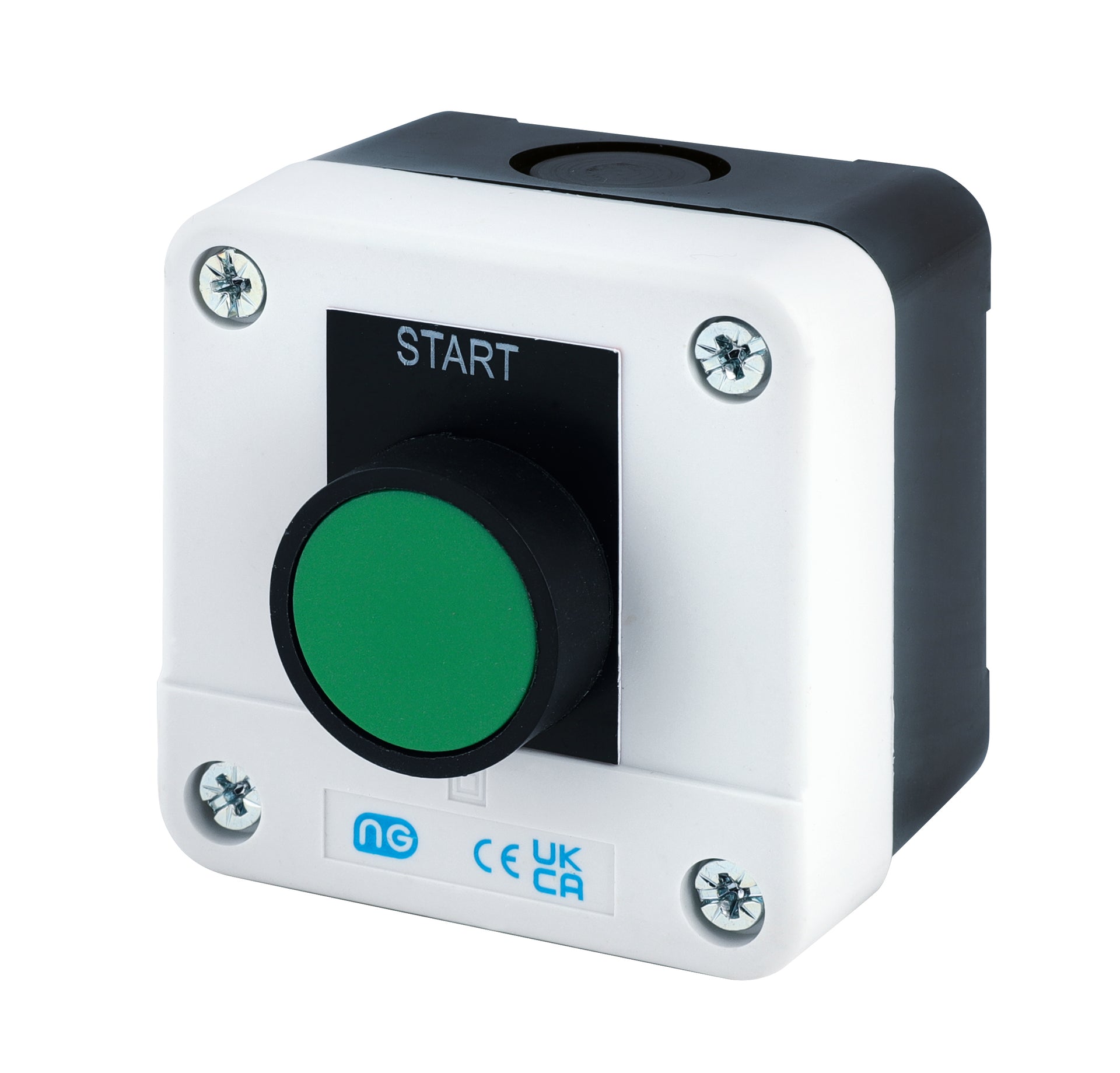 Niglon PPS1G 1 Gang Green Momentary Pushbutton Station IP65