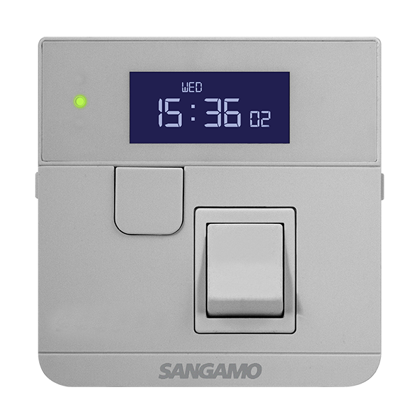 Sangamo PSPSF247S 7 Day Fused Spur Time Switch with Boost Silver