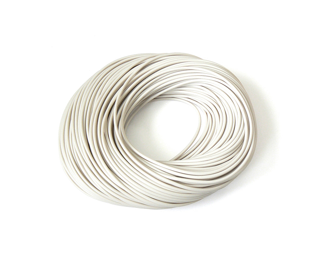 Term Tech PVC3WHITE 3mm PVC Sleeving White (100m)