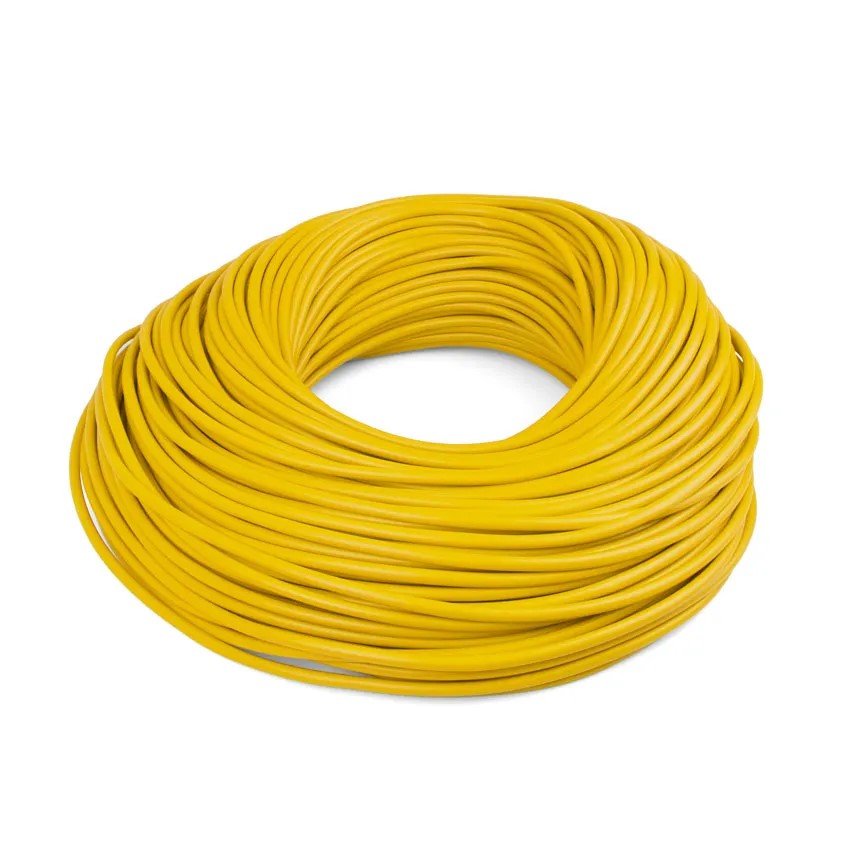 Term Tech PVC10-YELLOW 10mm PVC Sleeving Yellow (100m)