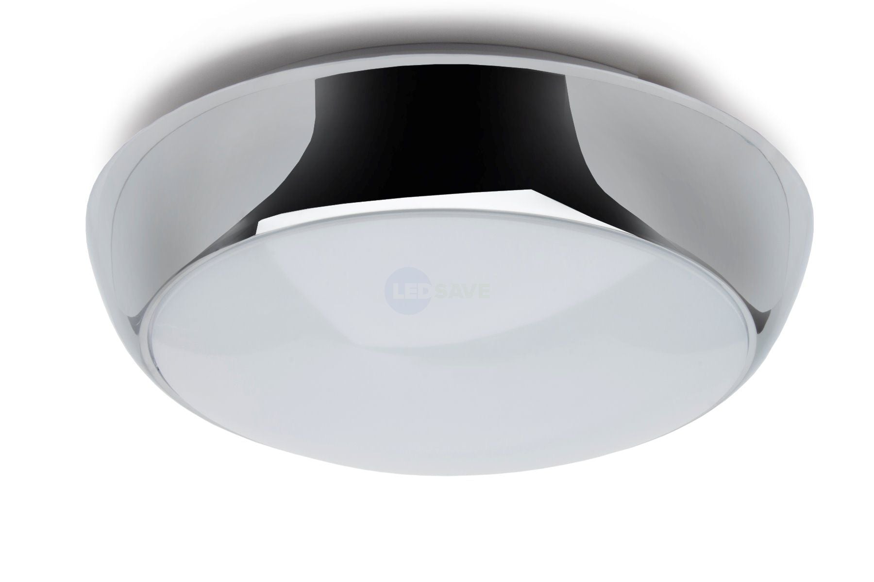 NVC NPO15/CH/O/840-850 Portland 15W CCT LED Bulkhead Chrome IP54