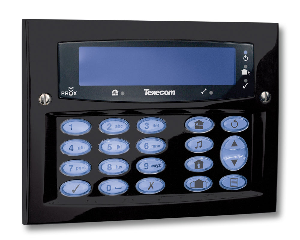 Texecom Premier Elite LCD Keypad Diamond Black