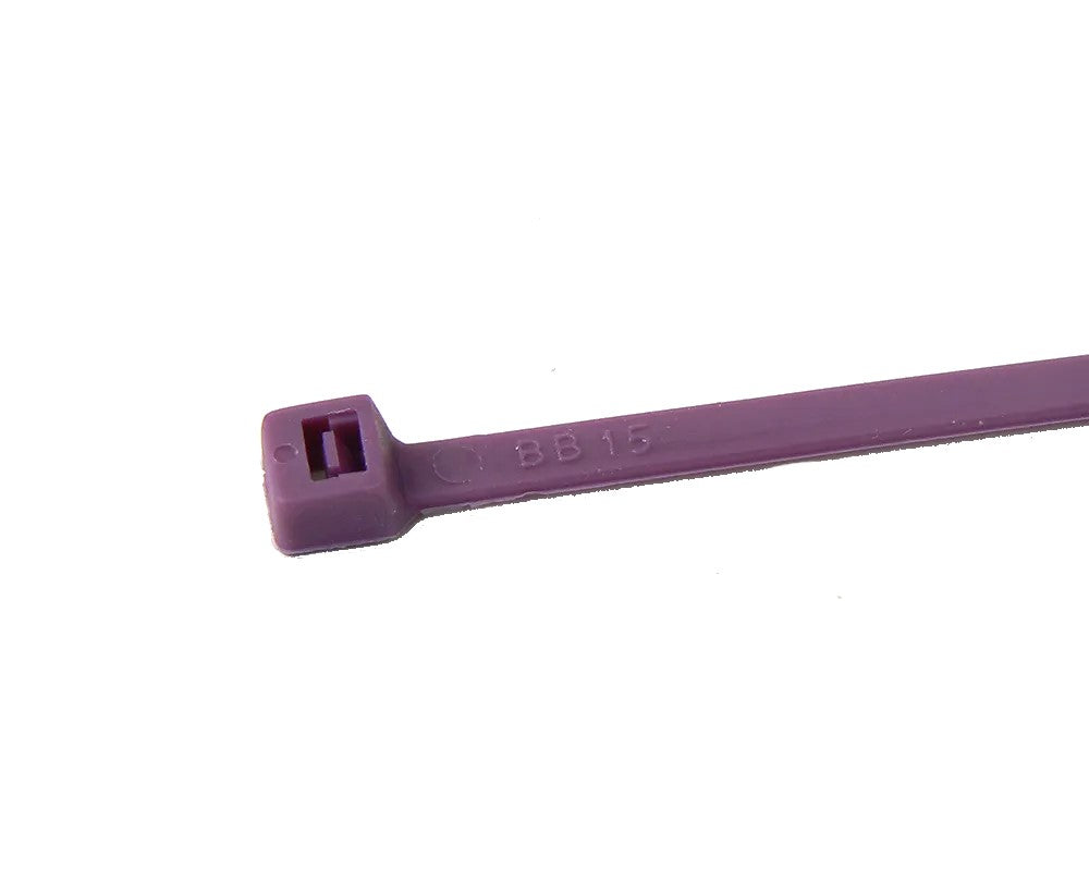 Term Tech TT200-4.8PURPLE 200mm x 4.8mm Nylon Cable Ties Purple (100)