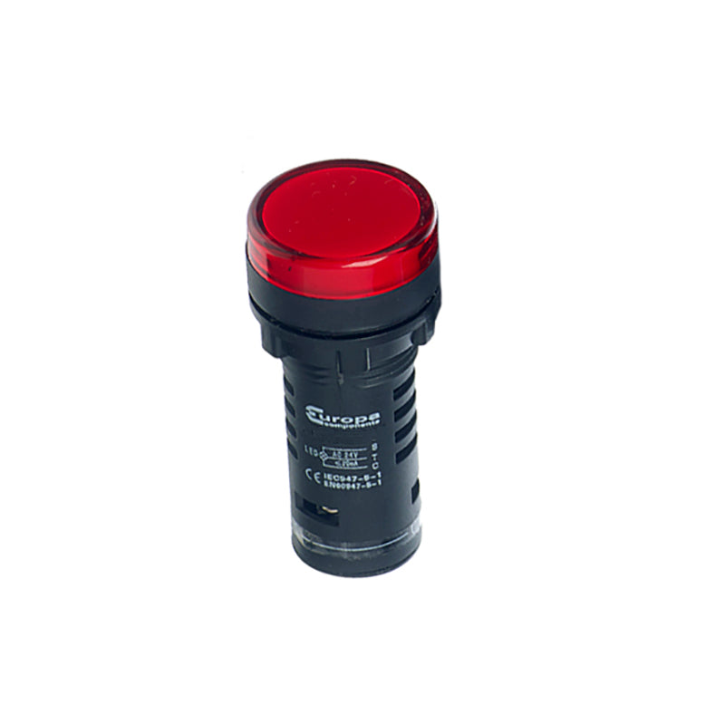 Europa RAD224B Red LED Pilot Lamp 24V AC/DC IP65