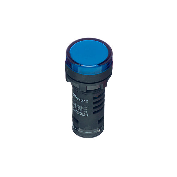 Europa RAD226B Blue LED Pilot Lamp 24V AC/DC IP65