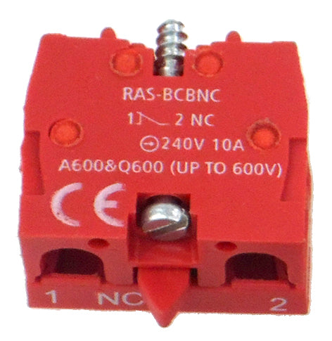 Europa RAS-BCBNC N/C Contact Block (PCS)