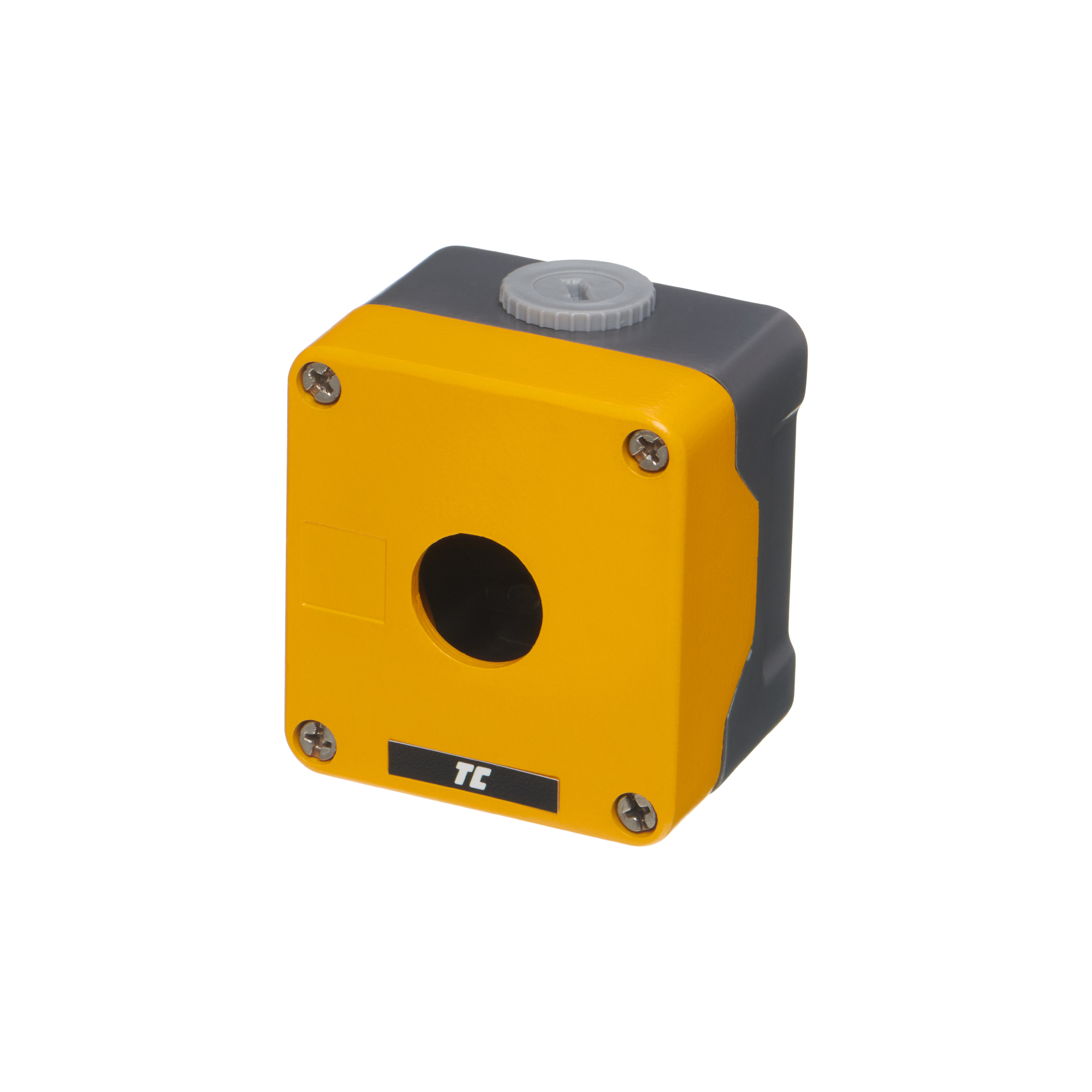 Europa RC-1MY 1 Hole Metal Control Station Yellow IP65