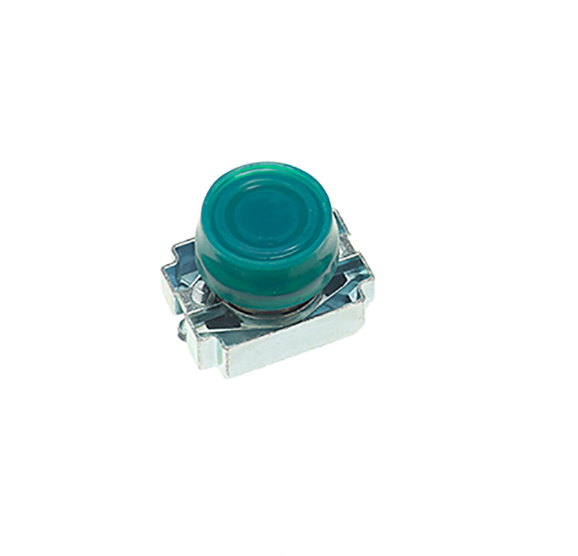 Europa RCAS-PBB3 Green Booted 22mm Pushbutton + Collar