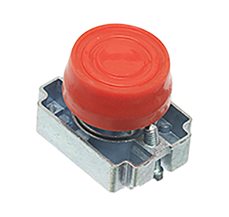 Europa RCAS-PBB4 Red Booted 22mm Pushbutton + Collar