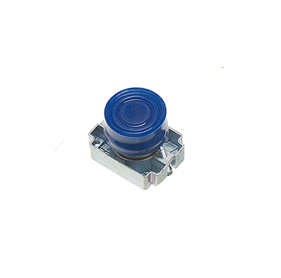 Europa RCAS-PBB6 Blue Booted 22mm Pushbutton + Collar