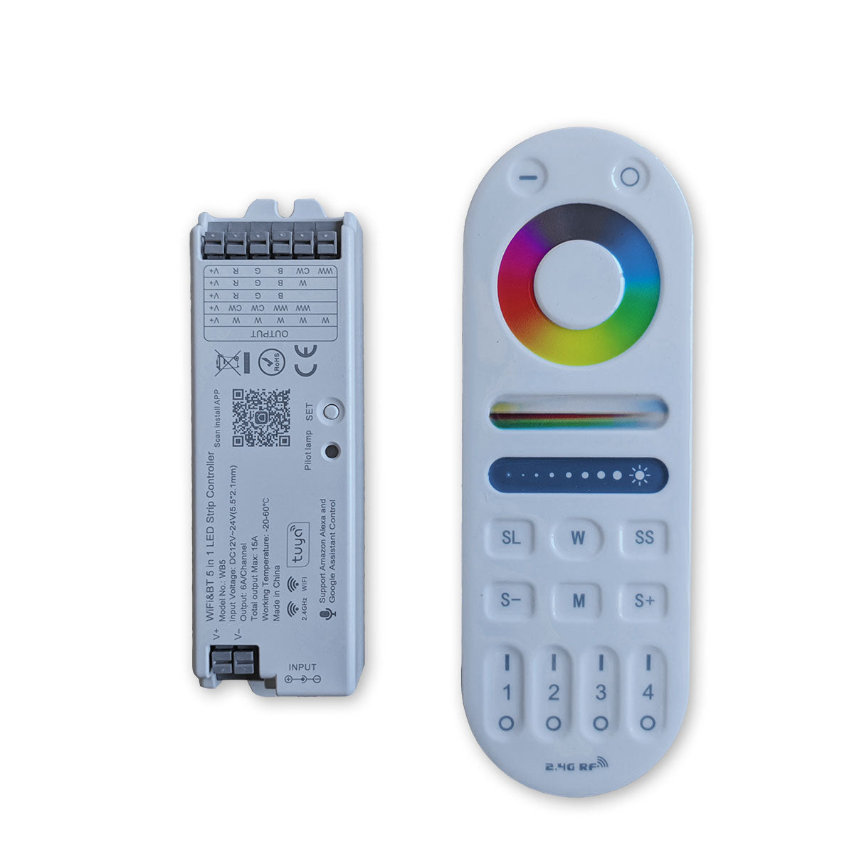 Deltech RGBW-MAX 5 In 1 Wifi+ / RF Handset Controller RGB / RGBW