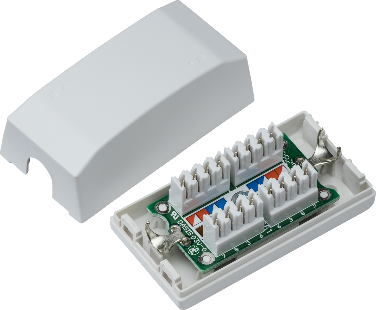 Data RJ45-JB RJ45 CAT 5 / CAT 6 Junction Box White