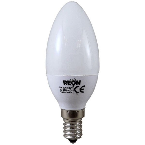 Kosnic C4.9-SES27 Reon 4.9W SES Frosted LED Candle  2700K