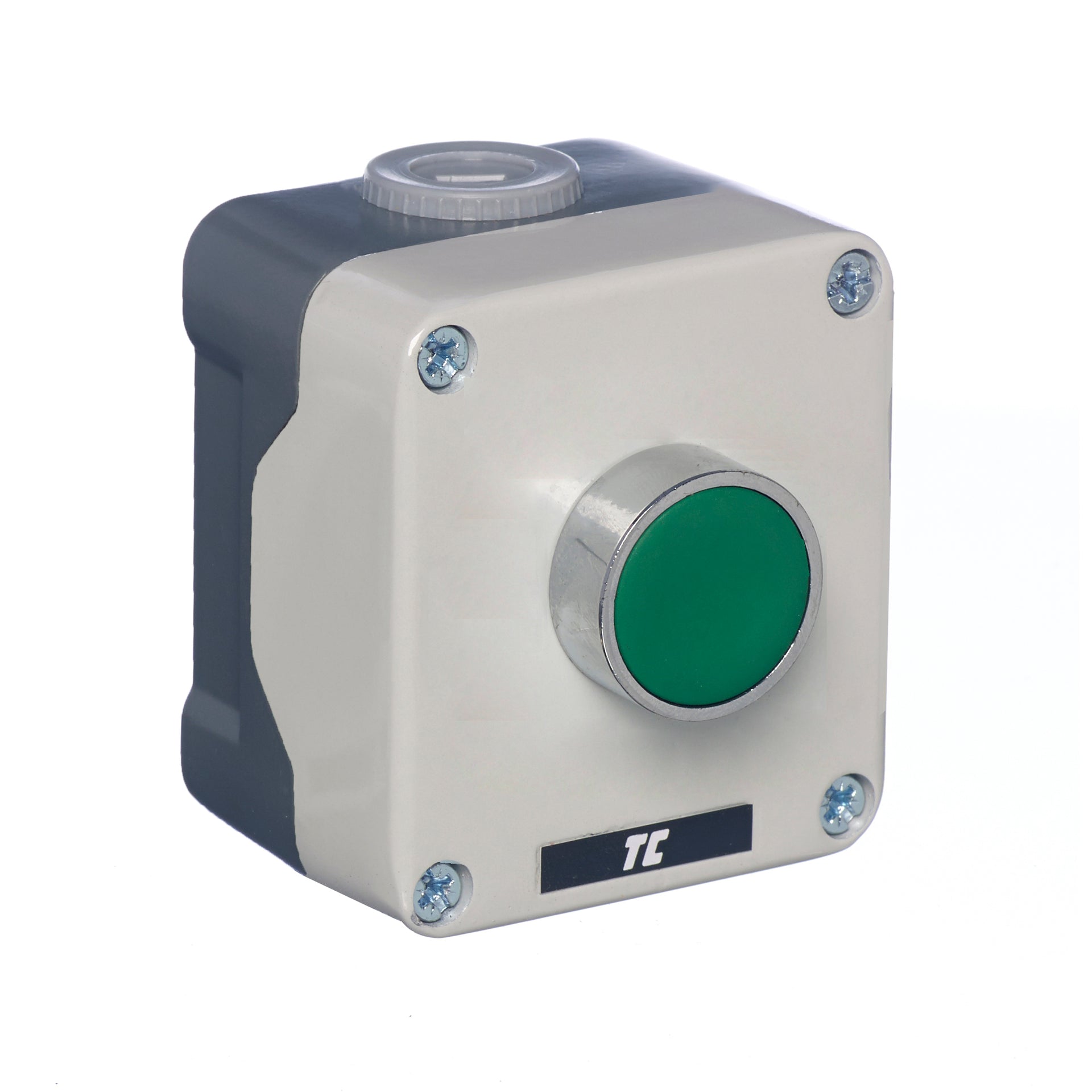 Europa RM1G Green Button Metal Control Station + 1 N/O IP65