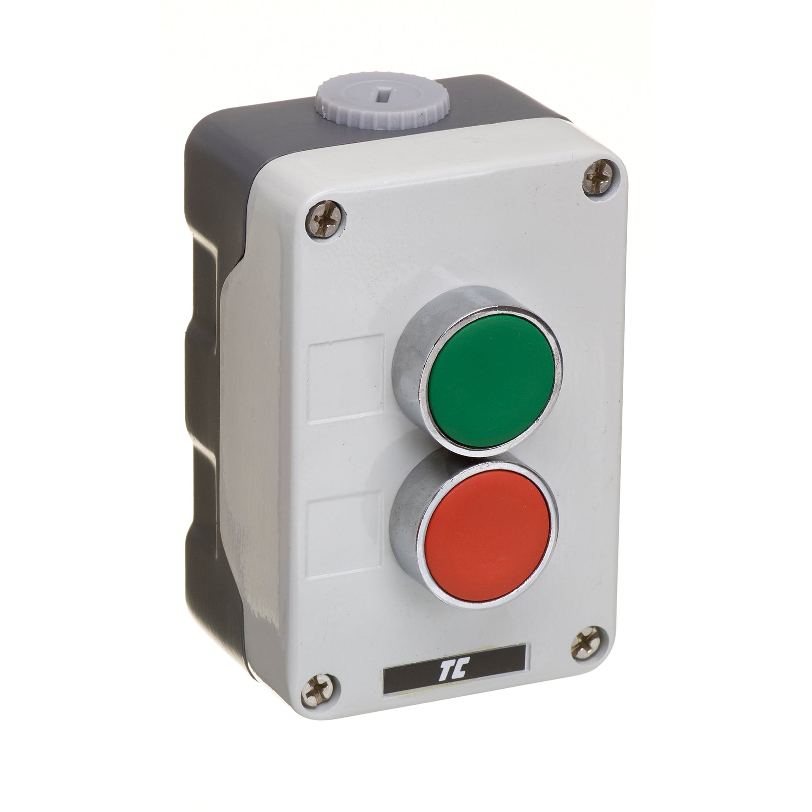 Europa RM2GR Green + Red Button Metal Control Station + 1 N/O+1 N/C IP65