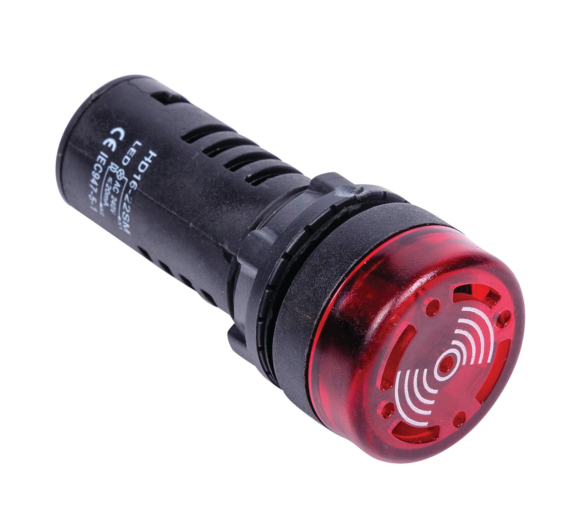 Niglon RS240V 22mm Red LED Sounder 230V