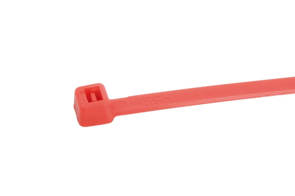 Term Tech TT200-4.8RED 200mm x 4.8mm Nylon Cable Ties Red (100)