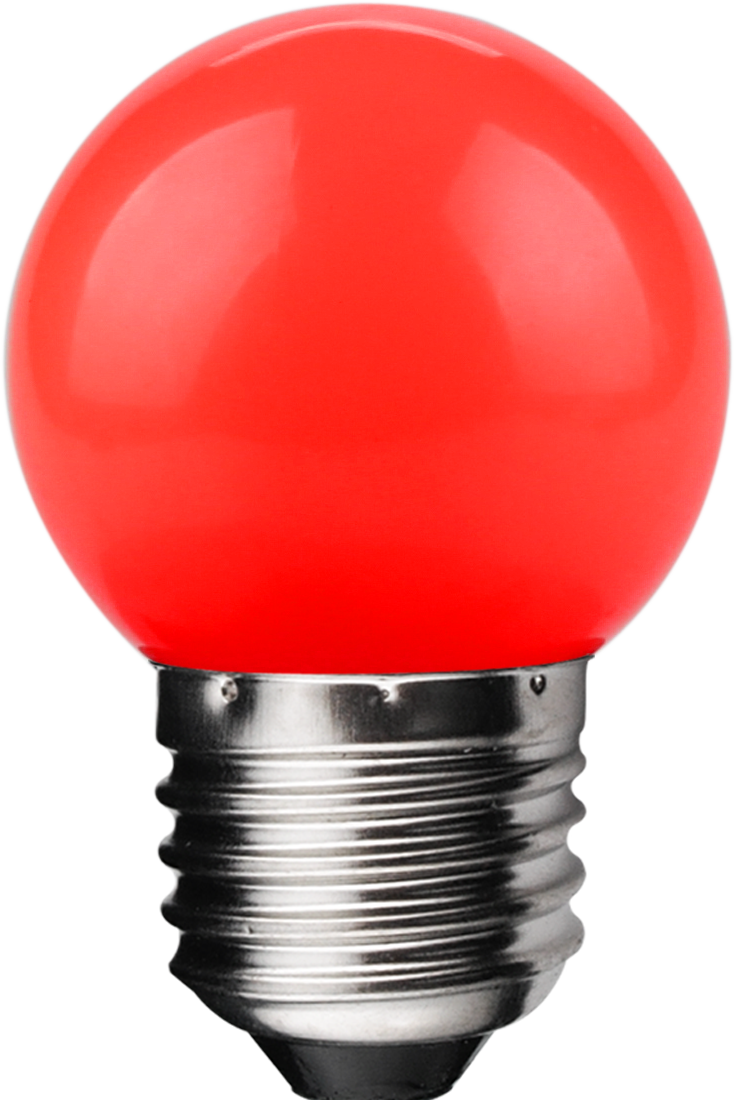 Kosnic KLED01GLF/E27-RE Colour Golf 1W ES Red LED Golfball