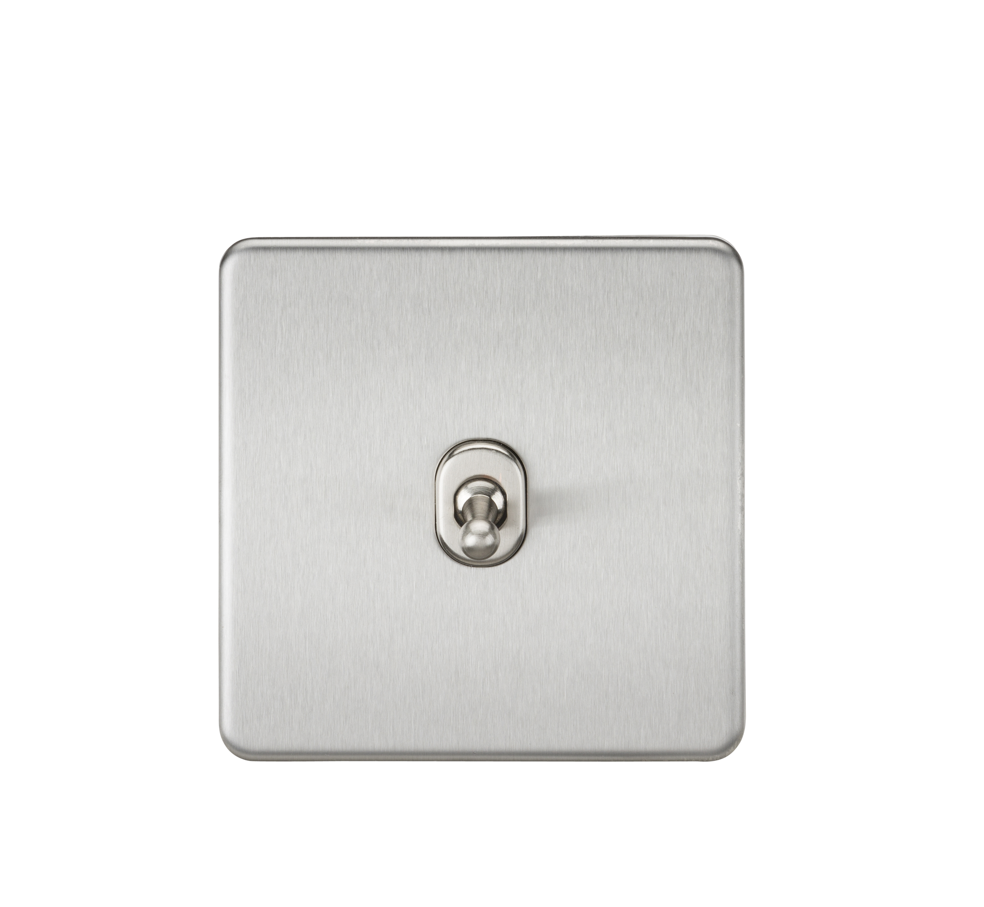 Knightsbridge SF1TOGBC 1 Gang 2 Way Toggle Switch Brushed Chrome