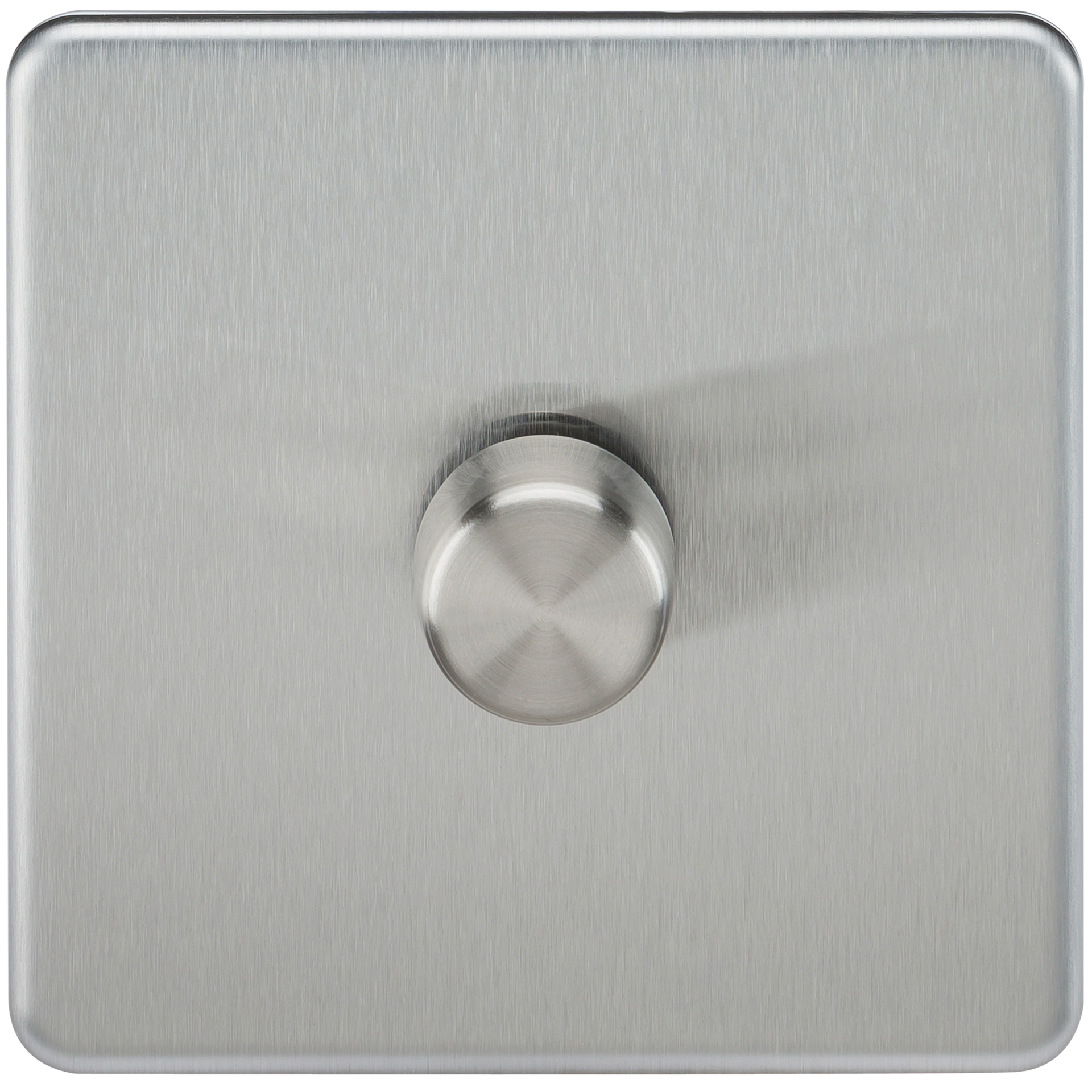 Knightsbridge SF2181BC 1 Gang 2 Way 150W LED Dimmer Brushed Chrome