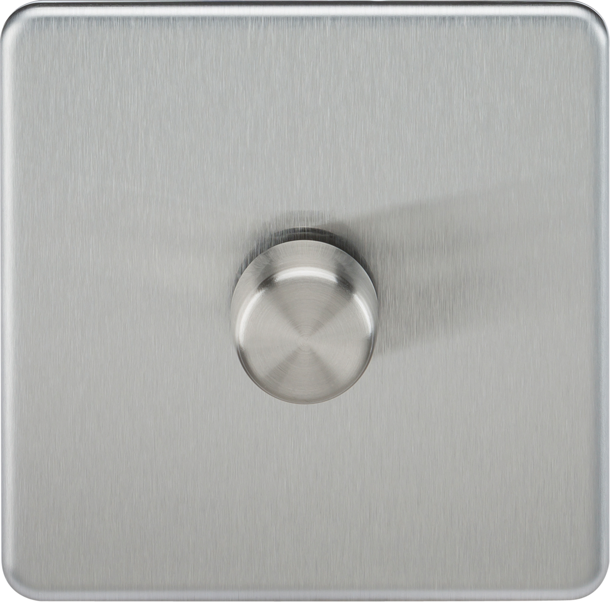 Knightsbridge SF2191BC 1 Gang 2 Way 150W LED Dimmer Brushed Chrome