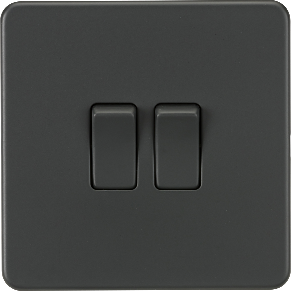 Knightsbridge SF3000AT 2 Gang 2 Way Switch Anthracite