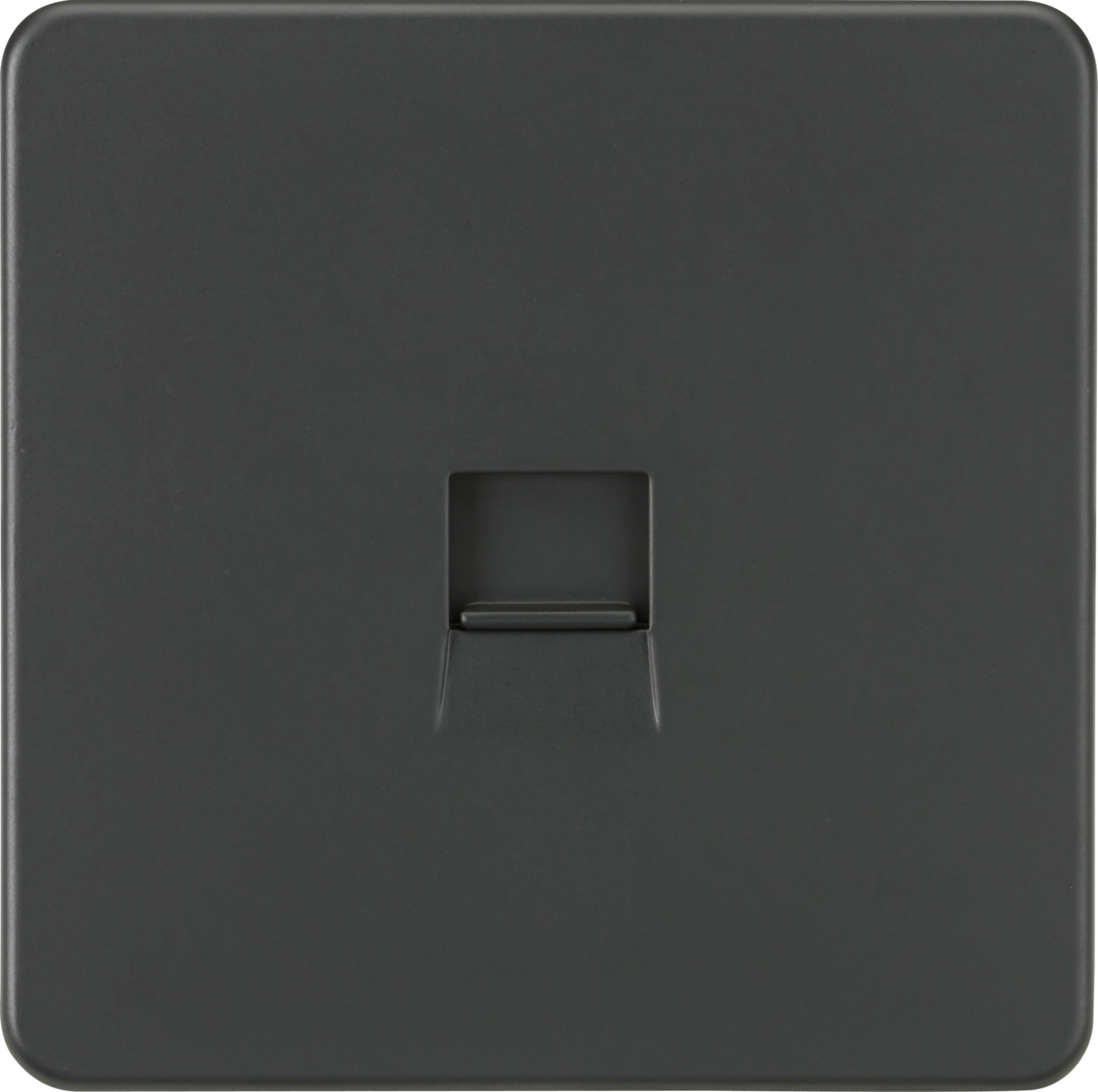 Knightsbridge SF7400AT 1 Gang Secondary Telephone Socket Anthracite