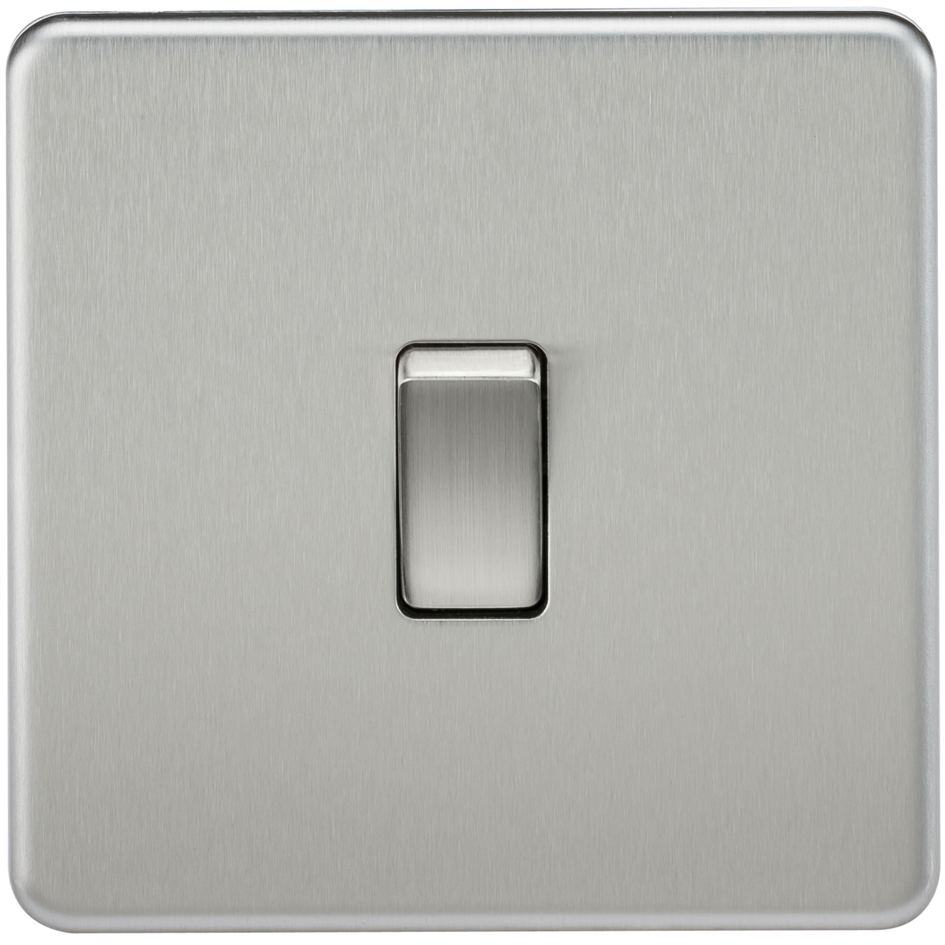 Knightsbridge SF8341BC 1 Gang 20A DP Switch Brushed Chrome