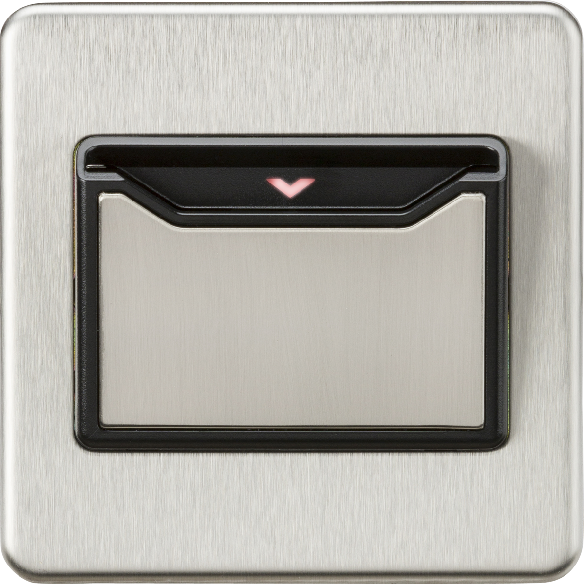 Knightsbridge SFCARDBC 1 Gang 32A Keycard Switch Brushed Chrome