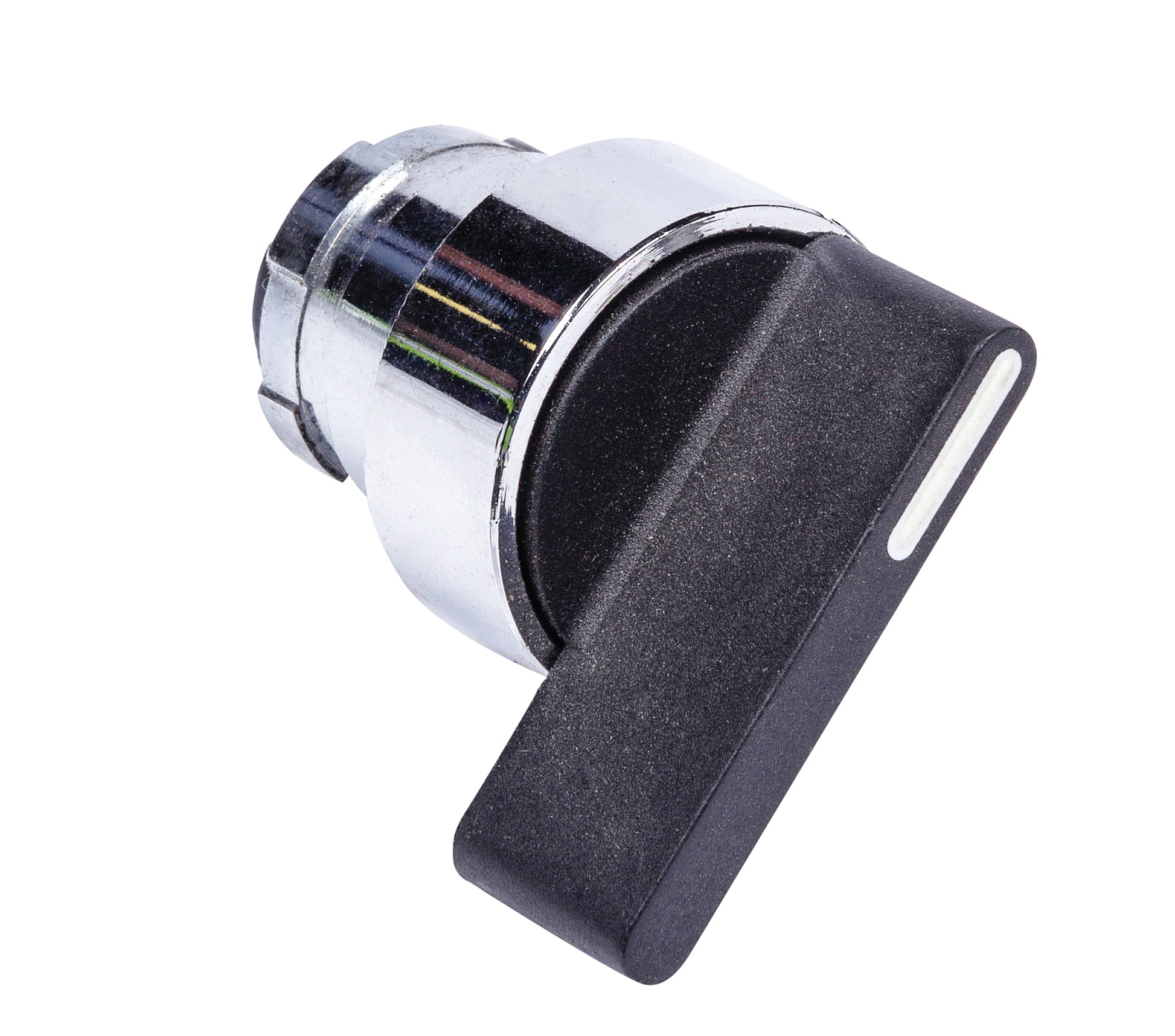 Niglon SHE02S 22mm Black 2 Position Selector Switch - Spring Return (Extended Operator)