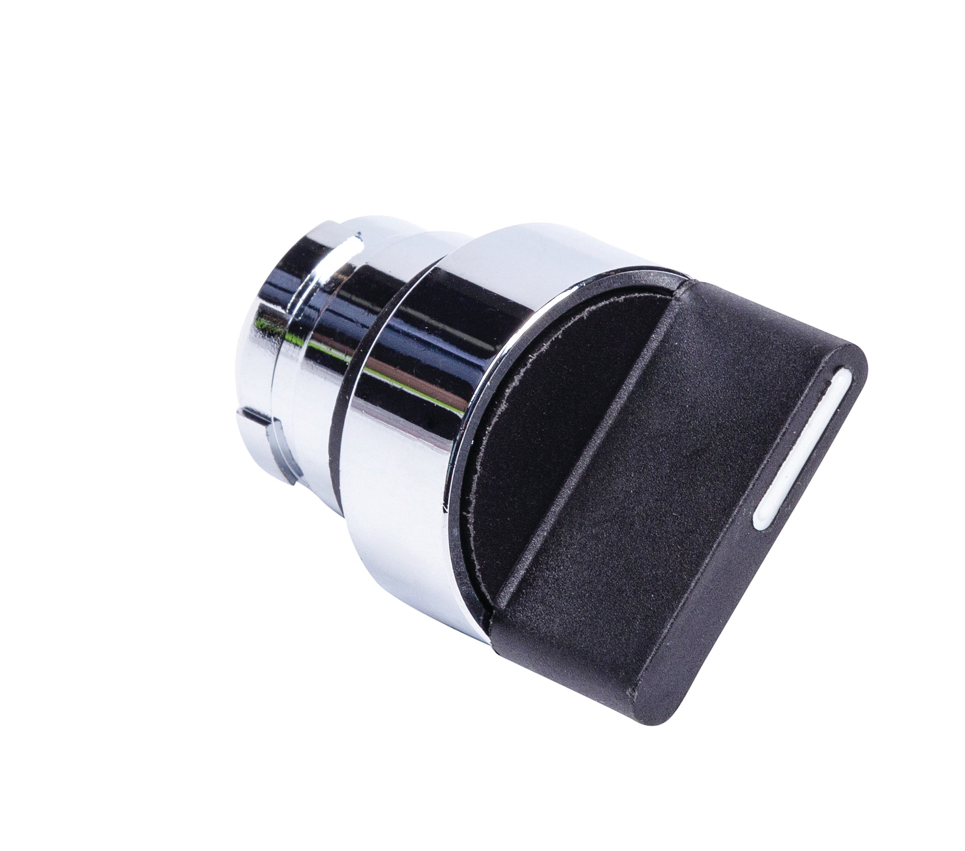 Niglon SHS03S 22mm Black 3 Position Selector Switch - Spring Return