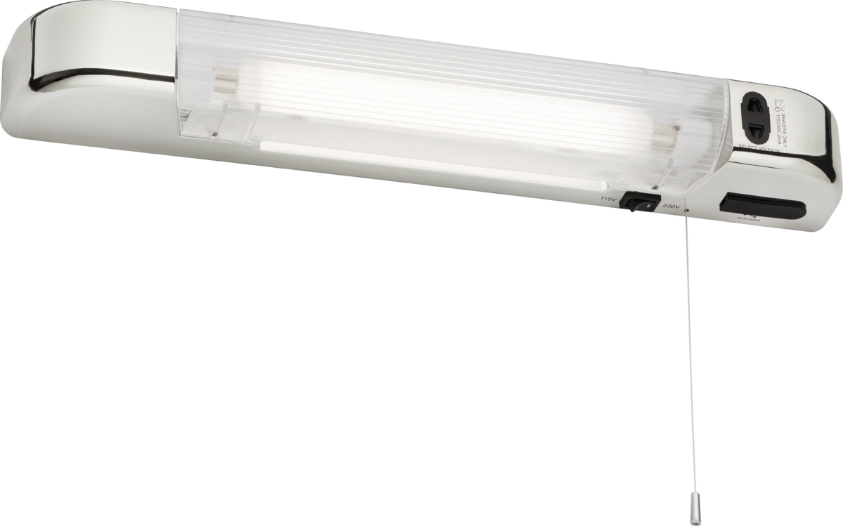 Knightsbridge SL6USBC 6W LED Shaverlight With USB Chrome