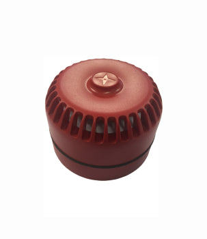 Switchtec SMS-01-RED SCL Stridor 9-28V DC Red Multi Tone Surface Mount Alarm with Shallow Base IP54