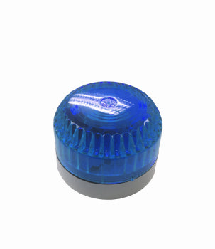 Switchtec SO-B-S-10C SCL Stridor 10-60V DC Blue Xenon Beacon with White Shallow Base IP54