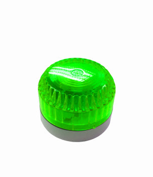 Switchtec SO-G-S-10C SCL Stridor 10-60V DC Green Xenon Beacon with White Shallow Base IP54