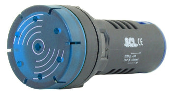 Switchtec SP-22BL-110V SCL 22mm Blue LED Indicator with Piezo Alarm 110V AC