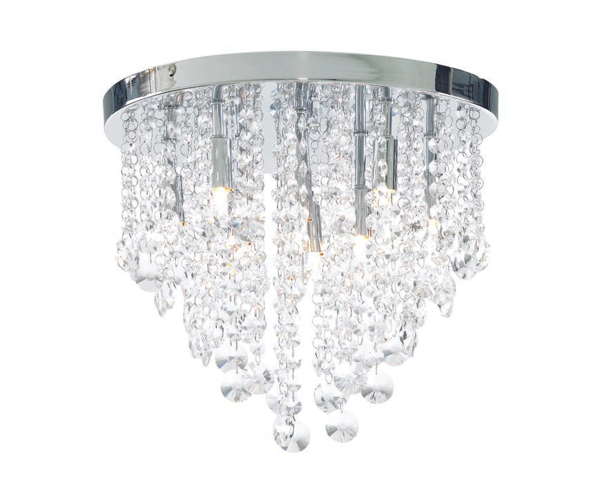 Forum SPA-24871-CHR Celeste 9 x G9 Chrome Ceiling Light IP44