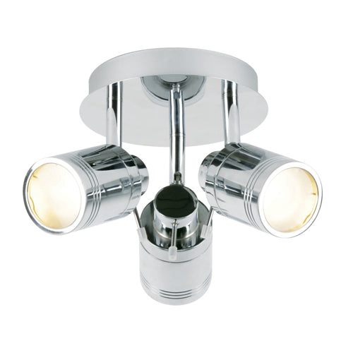 Forum SPA-27405-CHR Scorpius 3 x GU10 Chrome Spotlight IP44