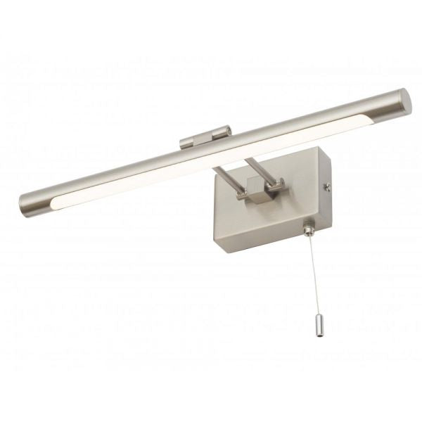 Forum SPA-30993-SNIC Cali 8W LED Satin Nickel Picture Light w/ Pullswitch 3000K IP44