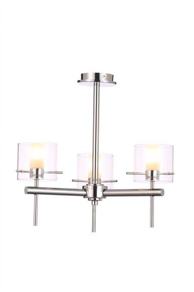 Forum SPA-31726-CHR Gene 3 x G9 Chrome Cylinder Ceiling Light IP44