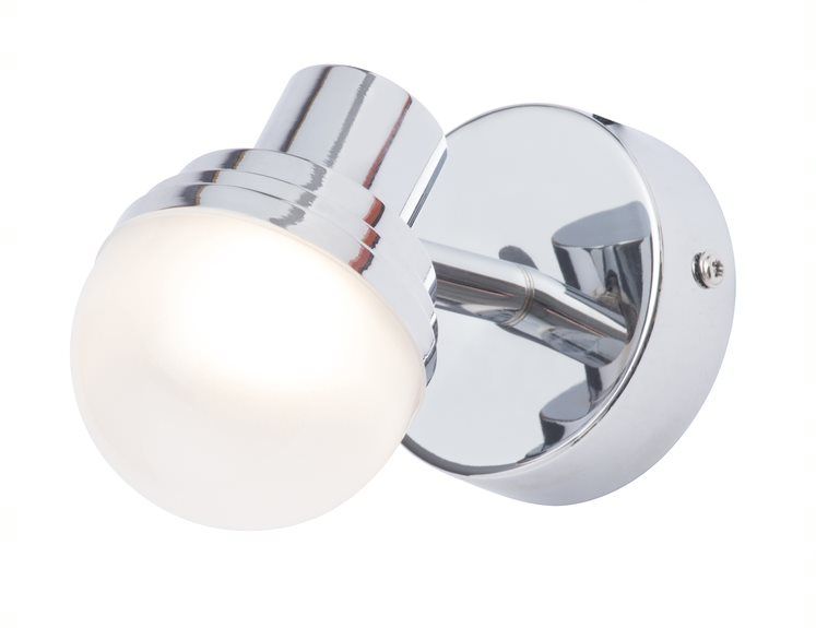 Forum SPA-31732-CHR Milan 5W LED Chrome & Opal Spotlight 3000K IP44