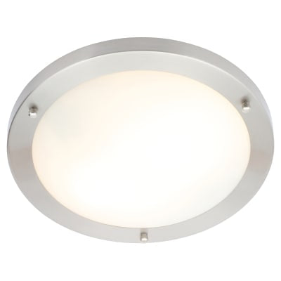 Forum SPA-34047-SNIC Delphi 18W LED Large Flush Ceiling Light 4000K IP44