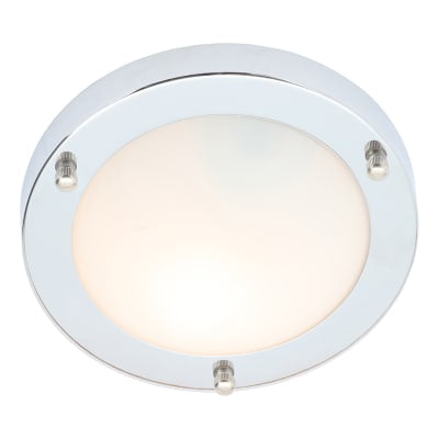 Forum SPA-34049-CHR Delphi E14 Small Flush Chrome Ceiling Light IP44