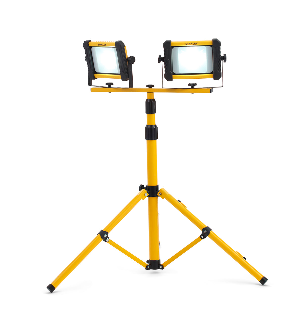 Stanley SXLS31540E 2 x 20W LED Worklight with Tripod 230V Black & Yellow