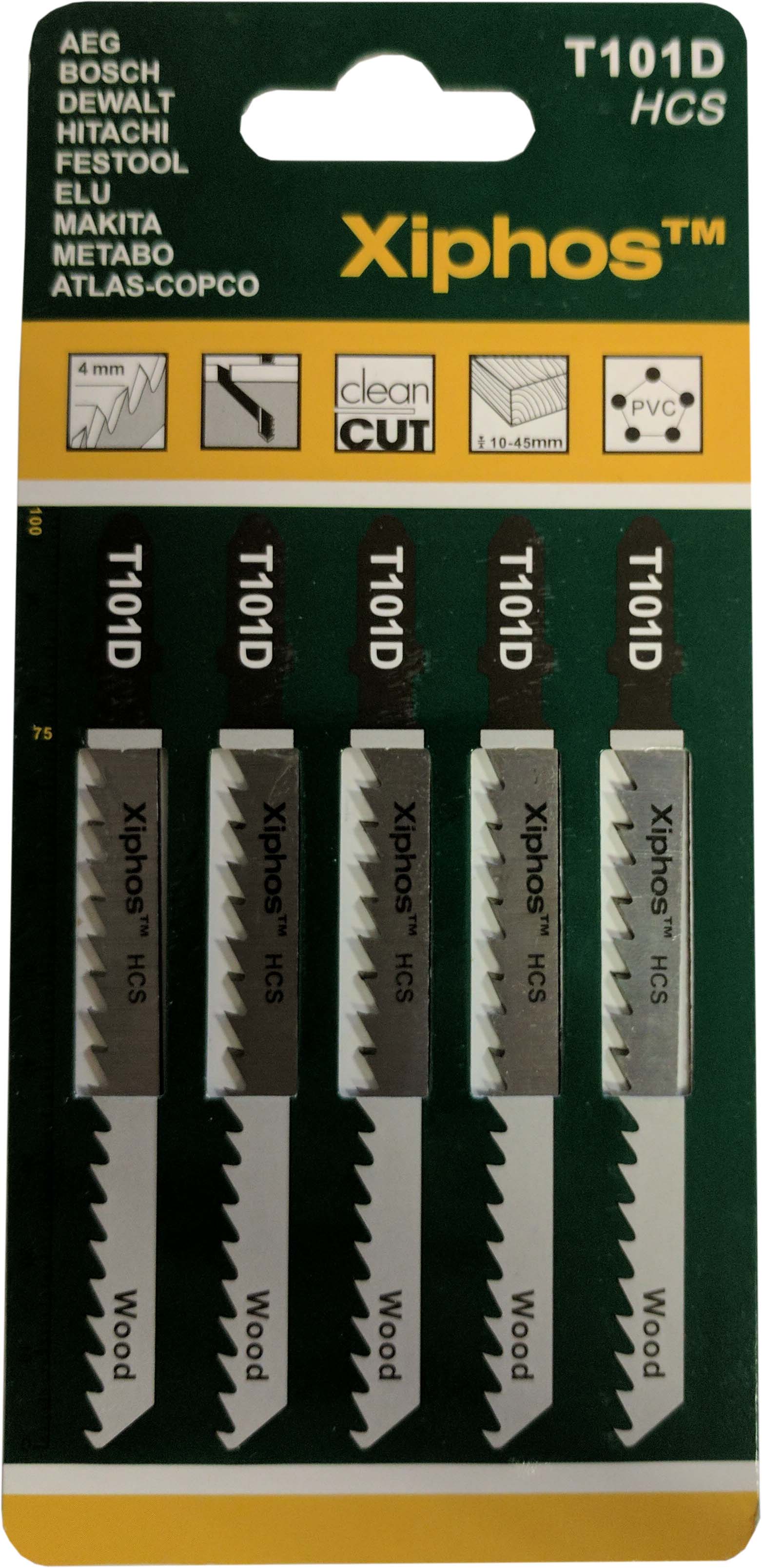 Deligo T101D Laminate Chipboard Jigsaw Blades