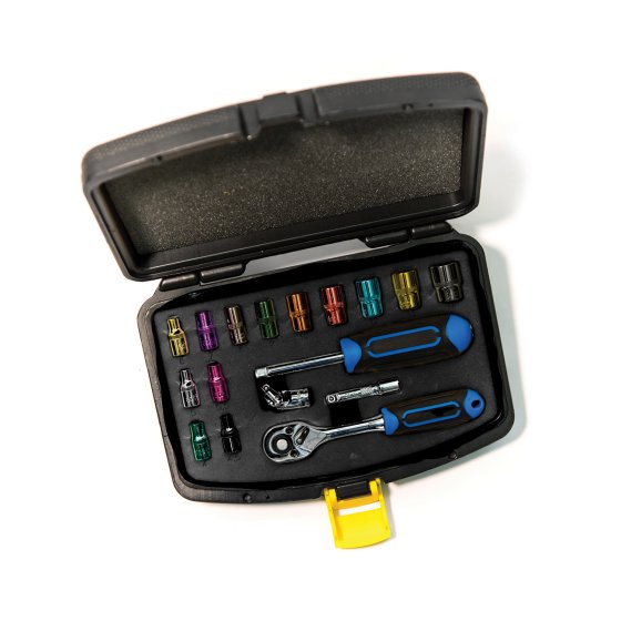 CK T4658 17pc Colour Coded Socket Set