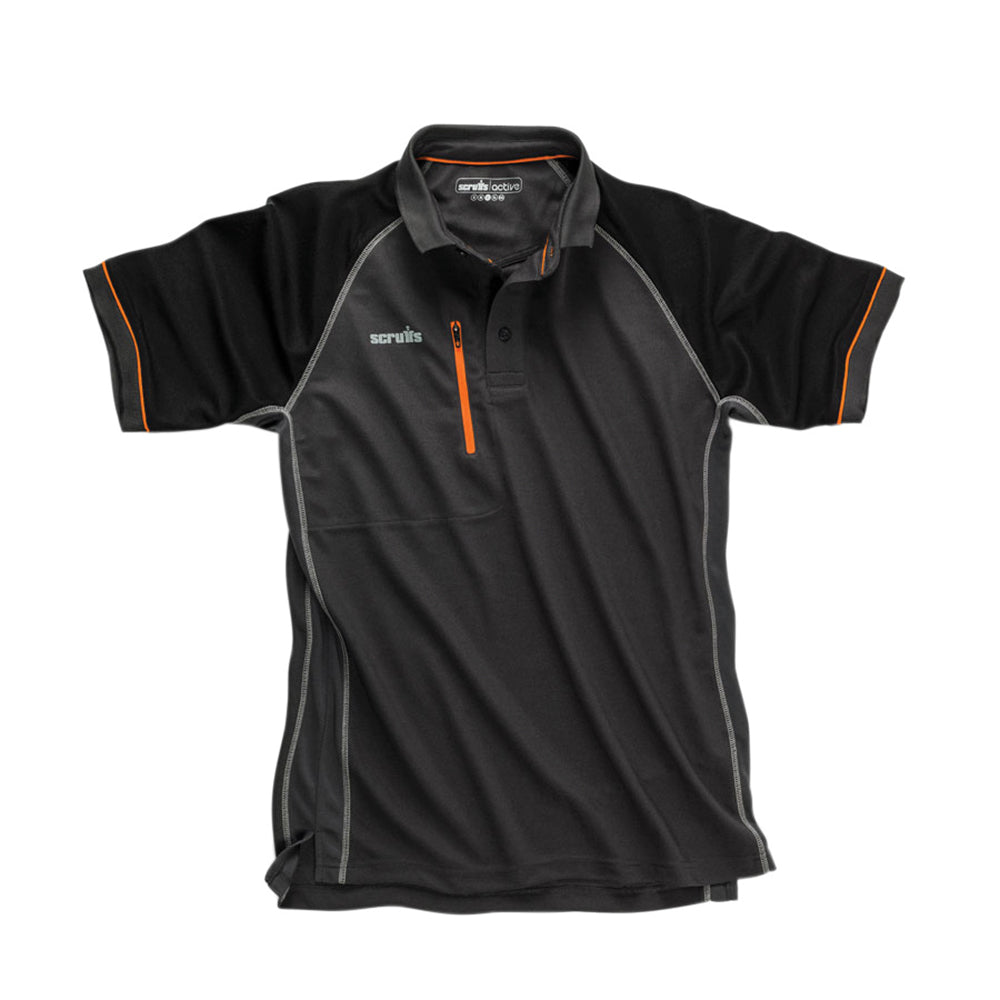 Scruffs T54439 Trade Active Polo Graphite Size Small