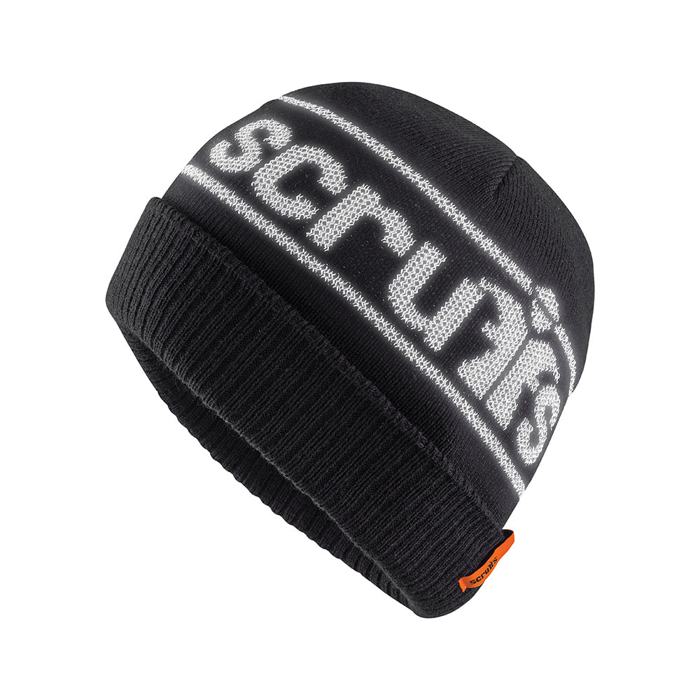 Scruffs T55337 Trade Beanie Reflective Black