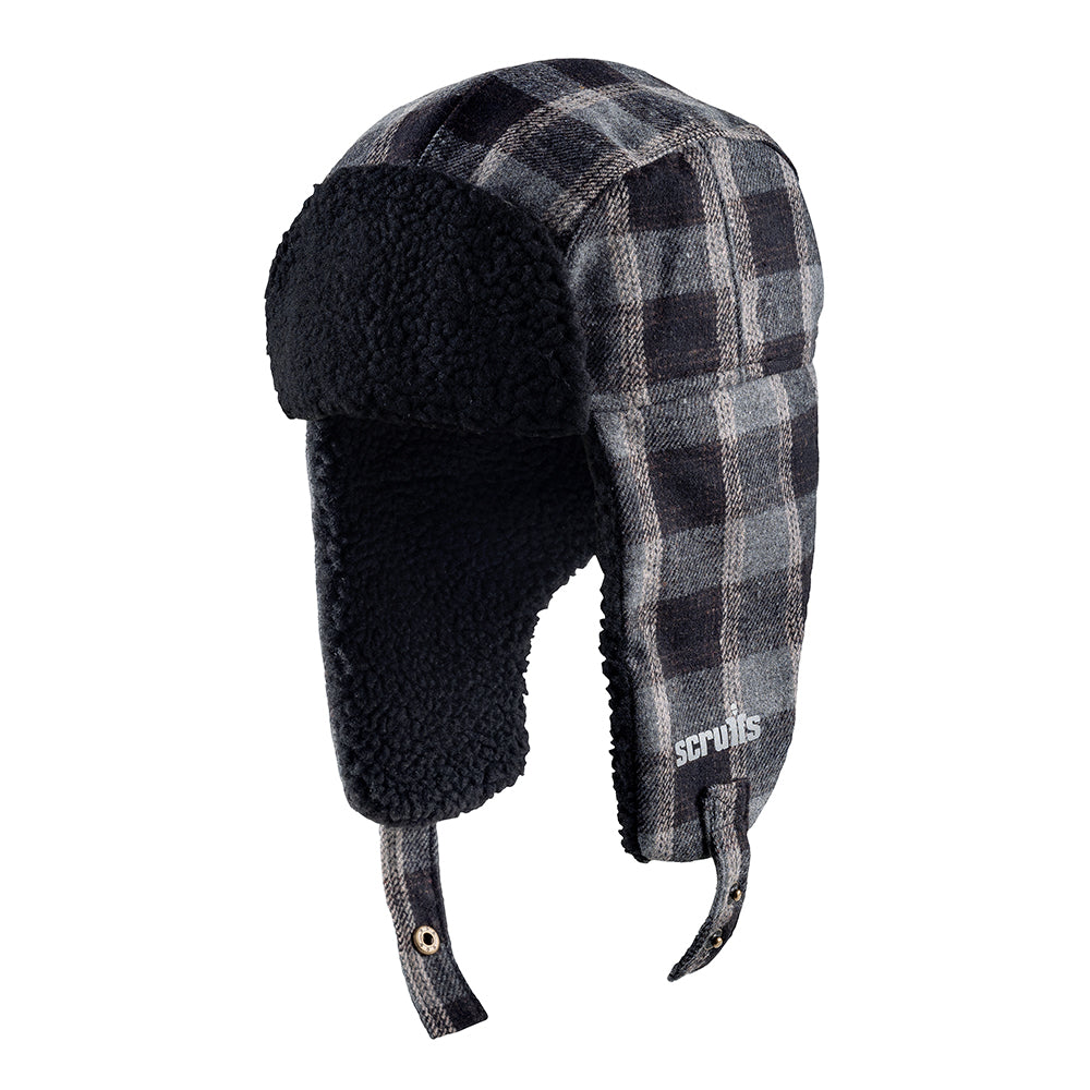 Scruffs T55590 Trade Trapper Hat Black/Grey