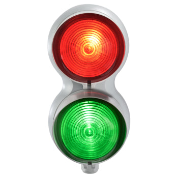 Switchtec TLINE-RG-12/24 Sirena T-Line Multifunction Red and Green LED Industrial Traffic Light 12-2